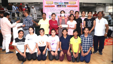 खेलों में आपसी विश्वास और बेहतर तालमेल का मिलता है प्लेटफार्म : एडीसी अपराजिता