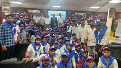 Completion of University level National Service Scheme camp at Aggarwal College Ballabhgarh