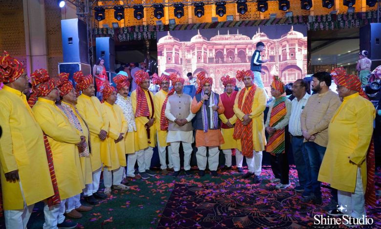 राजस्थान एसोसिएशन फरीदाबाद ने धूमधाम से मनाया होली मिलन समारोह फागोत्सव