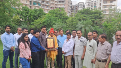 विधायक राजेश नागर को मिला बेस्ट एमएलए का खिताब