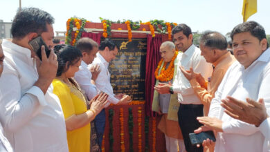 कैबिनेट मंत्री मूलचंद शर्मा ने किया करीब 1करोड़ 80 लाख रुपए की धनराशि की पार्किंग विकास कार्य का शुभारंभ