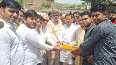 MLA Rajesh Nagar started construction of Budhena to Tigaon road