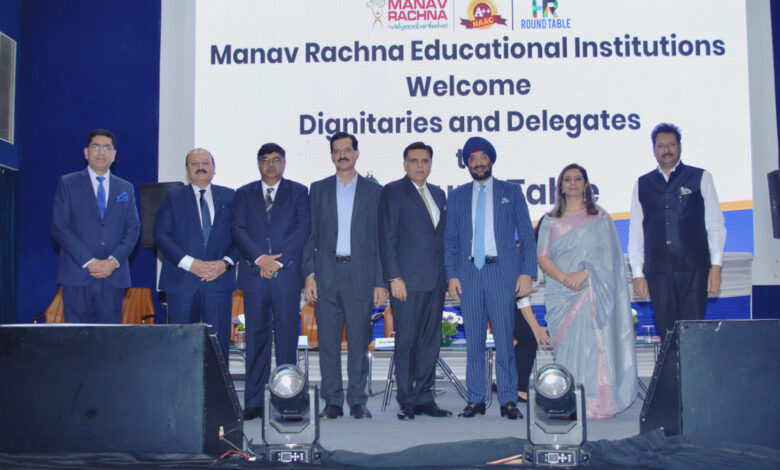 The second edition of HR Round Table was organized at Manav Rachna Educational Institute, eminent leaders of the industry gave their views on various topics