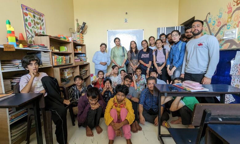 JC Volunteers of Bose University visited the orphanage