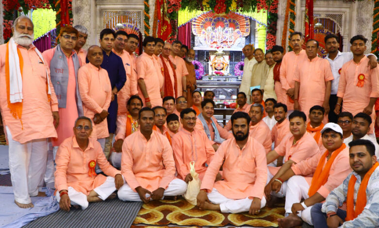 श्री संकट मोचन हनुमान मंडल कैली धाम द्वारा 32वां वार्षिकोत्सव श्री सालासर बालाजी एवं खाटू श्याम मंदिर में बड़ी धूमधाम से मनाया गया