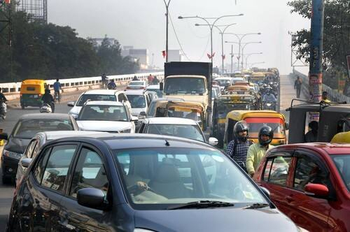 Badkhal Badkhal railway overbridge closed for repair, traffic jam on alternative routes