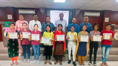 अग्रवाल महाविद्यालय बल्लबगढ़ के इतिहास विभाग के इंटैक यंग हेरिटेज क्लब द्वारा भाषण व स्पॉट पेंटिंग प्रतियोगिता व पुरस्कार वितरण कार्यक्रम का आयोजन