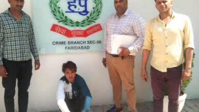 क्राइम ब्रांच 56 ने अवैध हथियार सहित आरोपी चोर को गिरफ्तार कर बरामद किया मोबाइल फोन व आभूषण