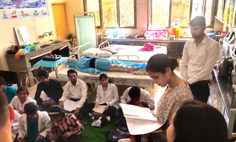 एडीसी अपराजिता ने किया सेक्टर-86 में साईधाम स्किल डेवलपमेंट सेंटर/ हुनर मंद केन्द्र का औचक निरीक्षण