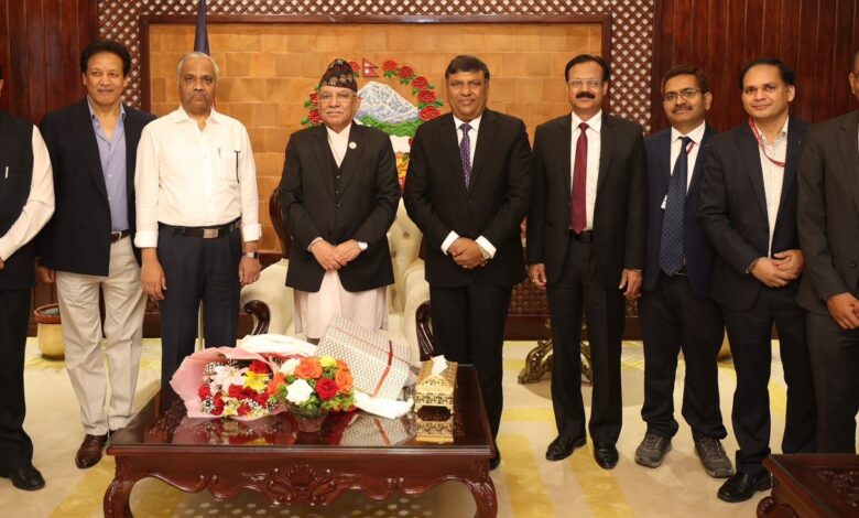 एनएचपीसी के अध्यक्ष व प्रबंध निदेशक ने नेपाल के प्रधानमंत्री से मुलाकात की -