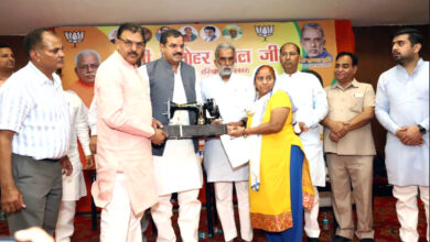 Modi-Manohar consider the people of the country and state as their family: Krishnapal Gurjar