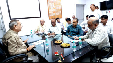 कैबिनेट मंत्री मूलचंद शर्मा ने बल्लभगढ़ एमसीएफ कार्यालय का किया औचक निरीक्षण