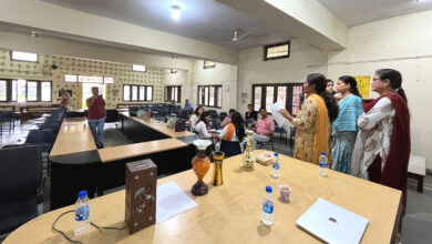 Organizing Nehru College Faculty Development Workshop on Entrepreneurship and its problems and solutions: Anurag Pandey