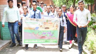 राजकीय संस्कृति सीनियर सेकेंडरी स्कूल एनआईटी-3 में ऊर्जा संरक्षण को लेकर सेमिनार का आयोजन