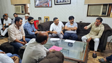MLA Rajesh Nagar held a meeting with corporation officials