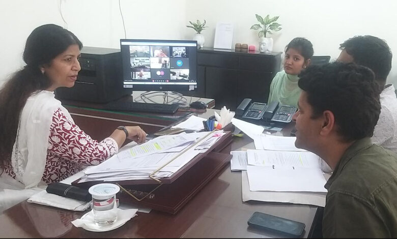 Chairperson Haryana Jalshakti Abhiyan Keshni Anand Arora gave guidelines for conservation of rain water