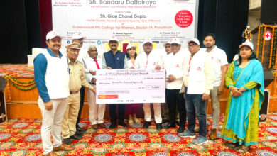 Faridabad got Divyangjan service in state level function organized on World Red Cross Day, second place in state for Tuberculosis patient welfare service: DC Vikram Singh