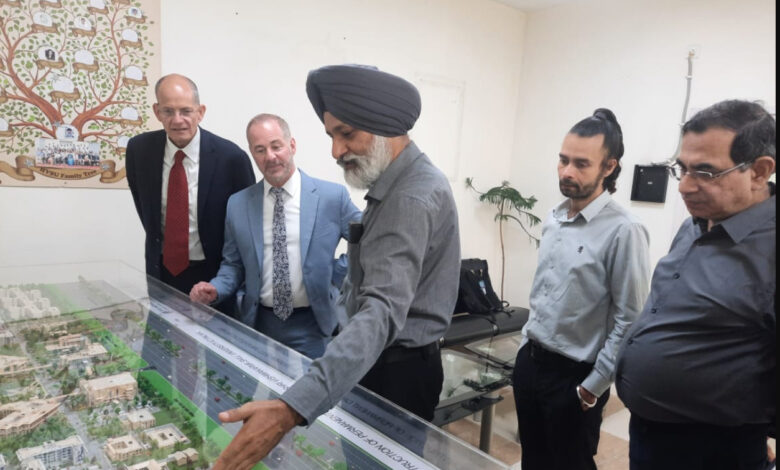 US delegation visits Shri Vishwakarma Kaushal Vishwavidyalaya