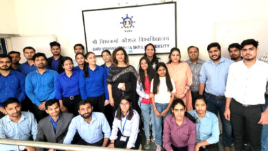 Three day workshop for leadership development and professional excellence organized at Shri Vishwakarma Kaushal Vishwavidyalaya