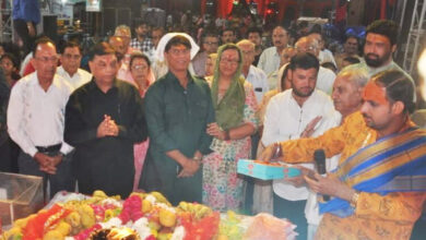 पावन सिद्धपीठ श्री हनुमान मंदिर में हुआ शनि देव की विशाल चौकी का हुआ भव्य आयोजन