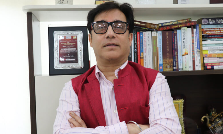 Vice Chancellor Dr. Raj Nehru received ICJ Global Award