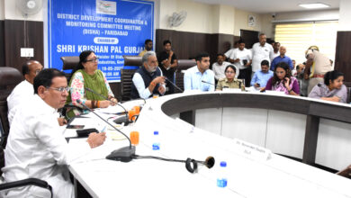 MLA Rajesh Nagar was again seen in a strict tone in the review meeting
