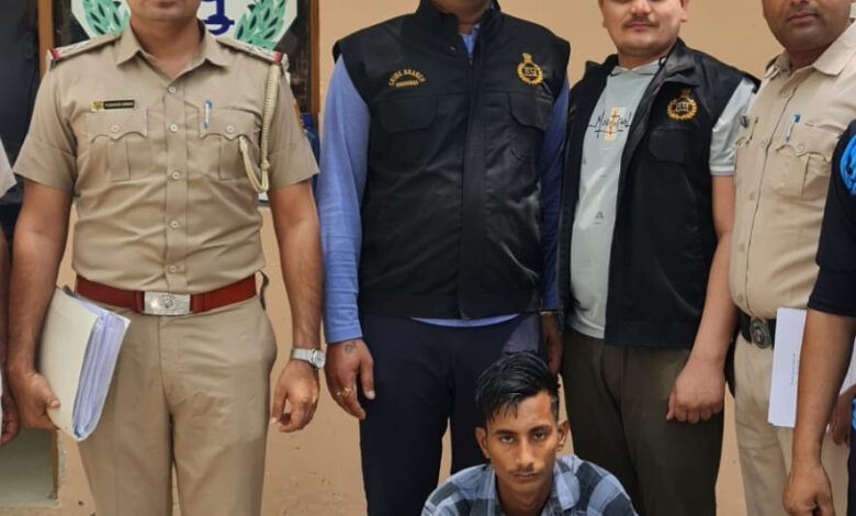 देसी कट्टा दिखाकर वाटर सप्लाई के चौकीदार को बंधक बना लूट की वारदात को अंजाम देने वाले 5000 के इनामी आरोपी को क्राइम ब्रांच सेक्टर 17 की टीम ने किया गिरफ्तार