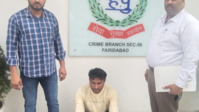 क्राइम ब्रांच 56 ने कैंटर चोरी के मुकदमे में 1 साल से फरार चल रहे आरोपी को किया गिरफ्तार
