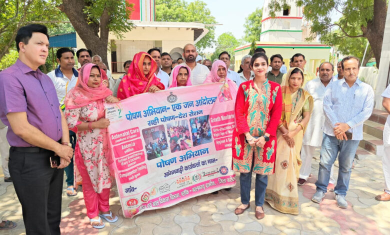 हरियाणा उदय कार्यक्रम के तहत स्वच्छ भारत मिशन के अंतर्गत गांव सागरपुर में गांव में स्वच्छता अभियान चलाया