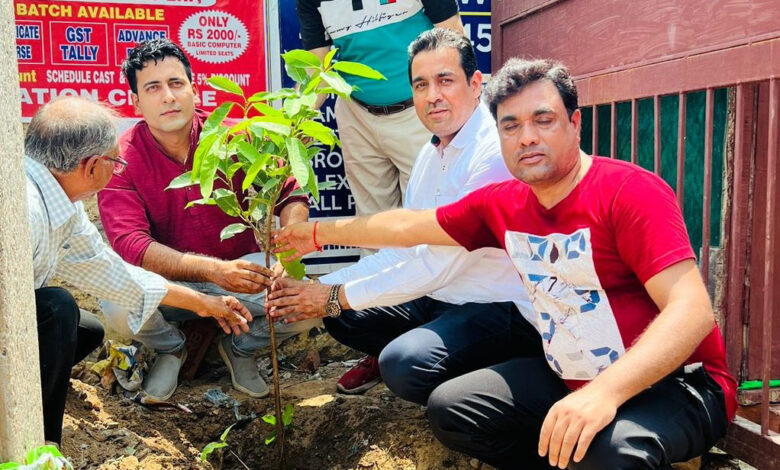 Increasing pollution can be stopped only by planting more and more trees: Ajay Bhadana