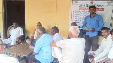 Horticulture Department organized awareness camps for farmers in villages Shahbad, Sahupura Khadar and Agwanpur: DC