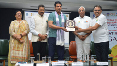 Yoga and meditation session organized on International Yoga Day at Manav Rachna Educational Institute