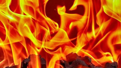 Fire broke out on the first and second floor of Kailash Jewelers in NIT Ek market, goods worth lakhs burnt to ashes