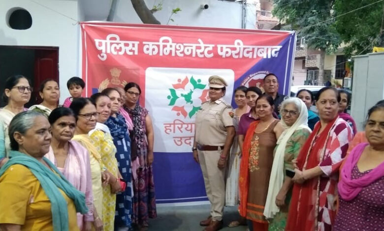 हरियाणा उदय कार्यक्रम के अंतर्गत इंस्पेक्टर सुनीता ने शहर वासियों को महिला व बाल अपराध, नशा मुक्ति सहित सामाजिक मुद्दों के प्रति किया जागरूक