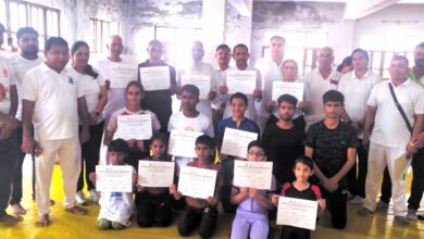 GGsss मुरथल में हरियाणा योग आयोग ब्लॉक प्रतियोगिता हुई, 24 जून को खेला जाएगा स्टेट लेवल