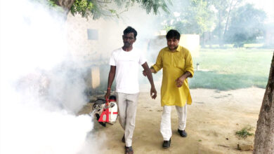 बाढ़ ग्रस्त क्षेत्रों में कराई गई फॉगिंग : उपायुक्त विक्रम सिंह