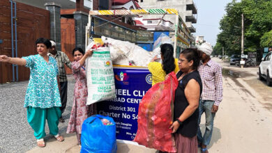 Rotary Inner Wheel Club Faridabad Central launched a campaign to make the city pollution free