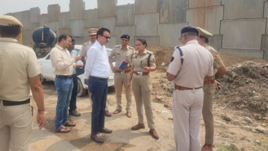 Regarding Kawad Yatra, DCP Central inspected Kawad Yatra route with concerned officials, gave necessary guidelines