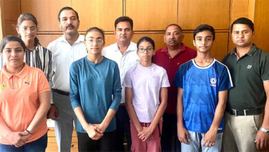 फरीदाबाद जिले के चार ताइक्वांडो खिलाडी राष्ट्रीय ताइक्वांडो प्रतियोगिता के लिए चयनित