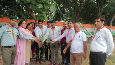 हिंदुस्तान स्काउट एंड गाइड द्वारा आयोजित पांच दिवसीय कैंप का समापन