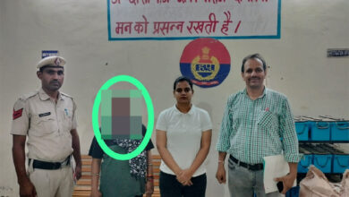 7 दिन पहले घर से लापता 16 वर्षीय नाबालिक लडकी को पुलिस चौकी अग्रसेन की टीम ने दिल्ली से किया बरामद