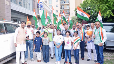  ओमेक्स सपा विलेज सोसायटी सेक्टर-78 द्वारा 77वें स्वतंत्रता दिवस पर कार्यक्रम का आयोजन