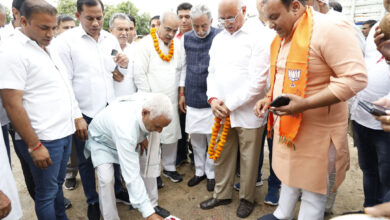 केंद्रीय राज्य मंत्री कृष्ण पाल गुर्जर और प्रदेश के परिवहन मंत्री मूलचंद शर्मा ने दी बल्लभगढ़ विधानसभा क्षेत्र  को दी ढाई करोड रुपए के विकास कार्यों की सौगात