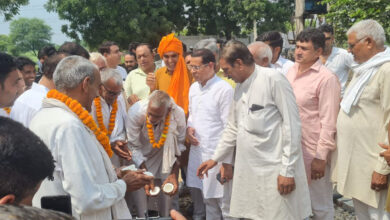 तिगांव विधानसभा में बिछाया जा रहा सडक़ों का जाल - राजेश नागर