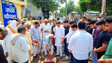 50 लाख से बनेंगी गांव भुआपुर की सड़क गलियां - राजेश नागर
