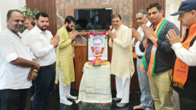 भाजपा कार्यकर्ताओं द्वारा बूथ स्तर पर मनाई गई पंडित दीनदयाल उपाध्याय की जयंती