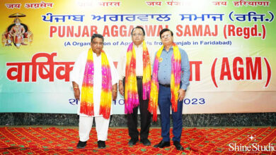 पंजाब अग्रवाल समाज फरीदाबाद के चौथी बार प्रधान बने रान्ति देव गुप्ता