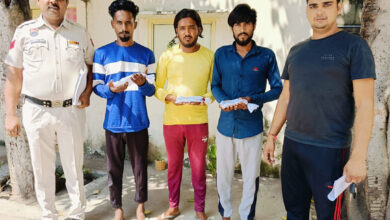आभूषण चोरी करने के मामले में क्राइम ब्रांच डीएलएफ ने तीन आरोपियों को किया गिरफ्तार
