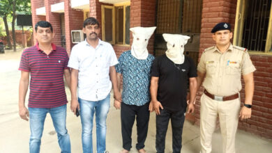 क्राइम ब्रांच फरीदाबाद ने कैंटर लूट के मामले में मात्र 24 घंटे में आरोपियों का किया खुलासा, दो आरोपी गिरफ्तार