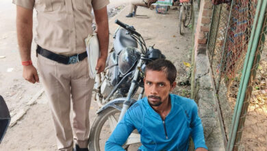 चोरी की मोटरसाइकिल सहित आरोपी को क्राइम ब्रांच उंचा गांव की टीम ने किया गिरफ्तार